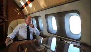Владимир Путин прилетел в Магнитогорск