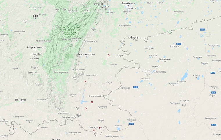 Карта осадков катав ивановск