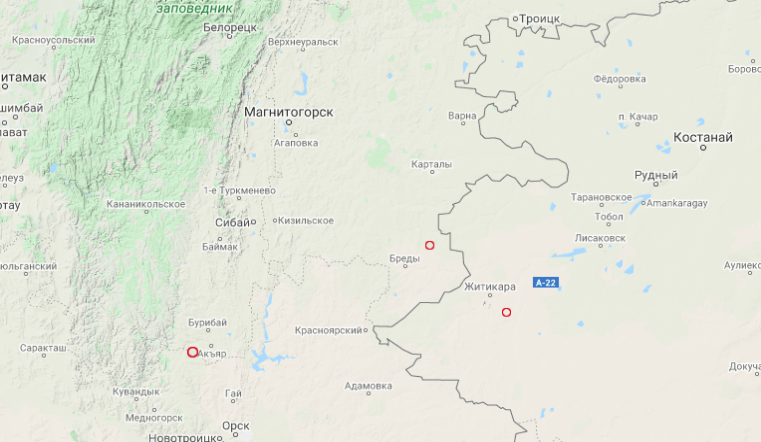 Магнитогорск варна карта