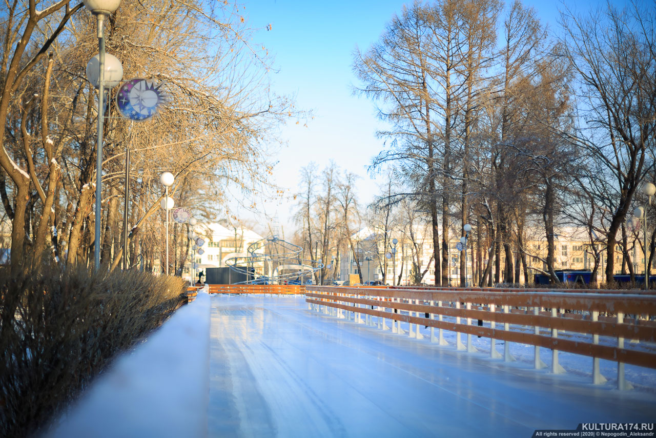 Один из самых красивых катков открывается в Челябинске: расписание