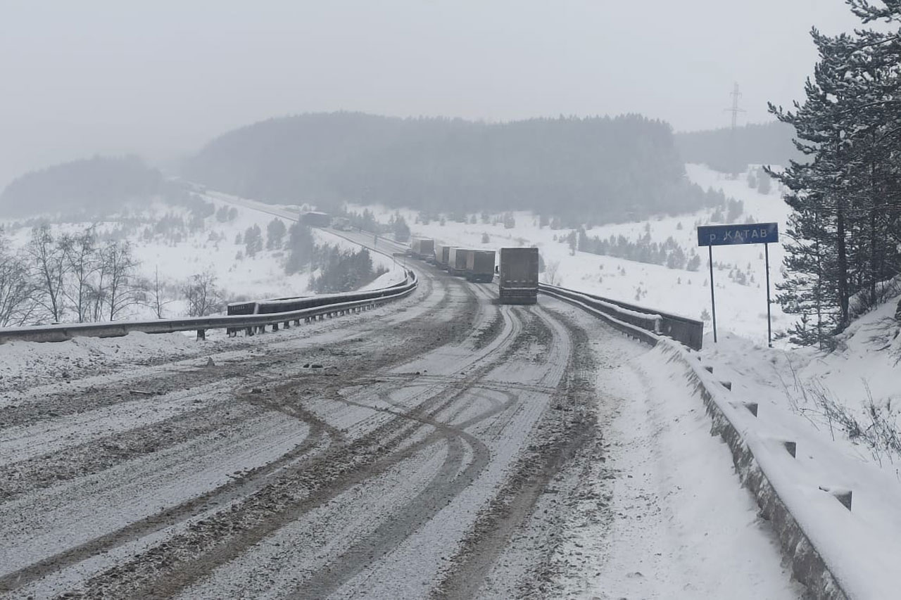 На трассе М5 в Челябинской области ограничено движение