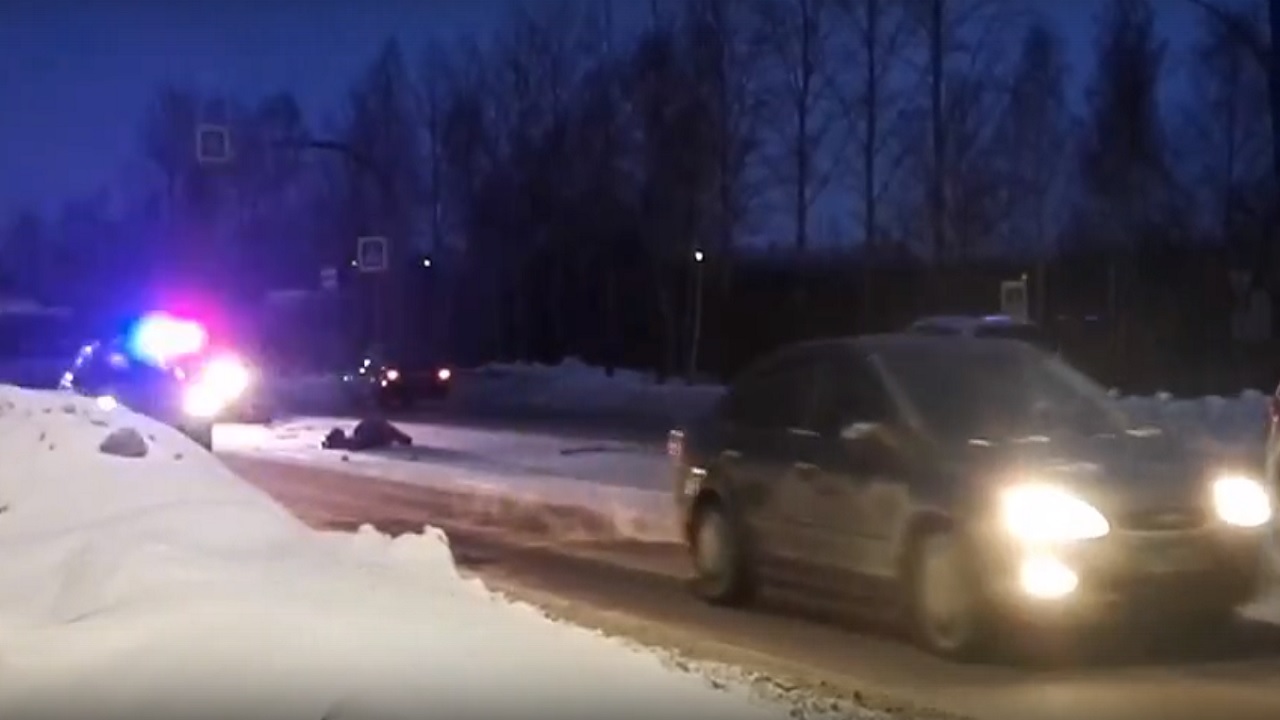 Пешеход погиб под колесами автомобиля в Челябинске ВИДЕО