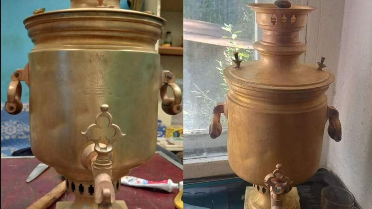 Царский самовар начала XIX века продают в Челябинске за 100 тысяч рублей