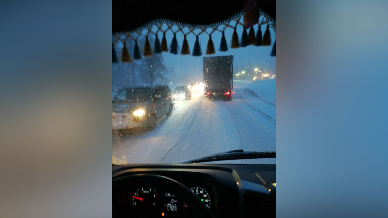 Водители сообщили о пробках на трассе М5 в Челябинской области