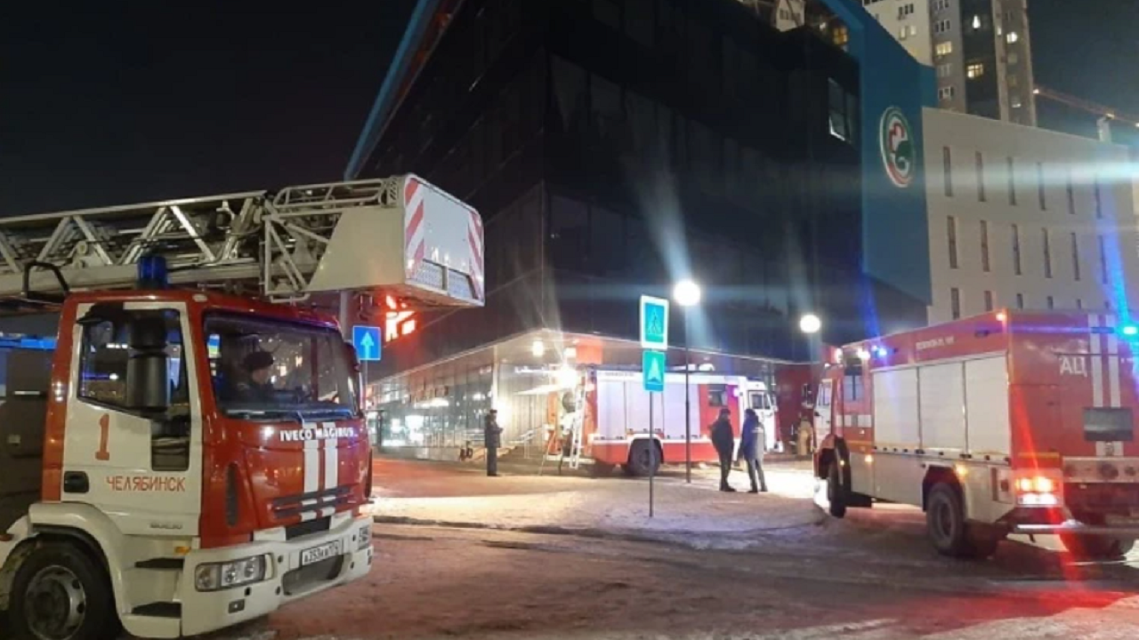 В центре Челябинска произошел пожар в ресторане