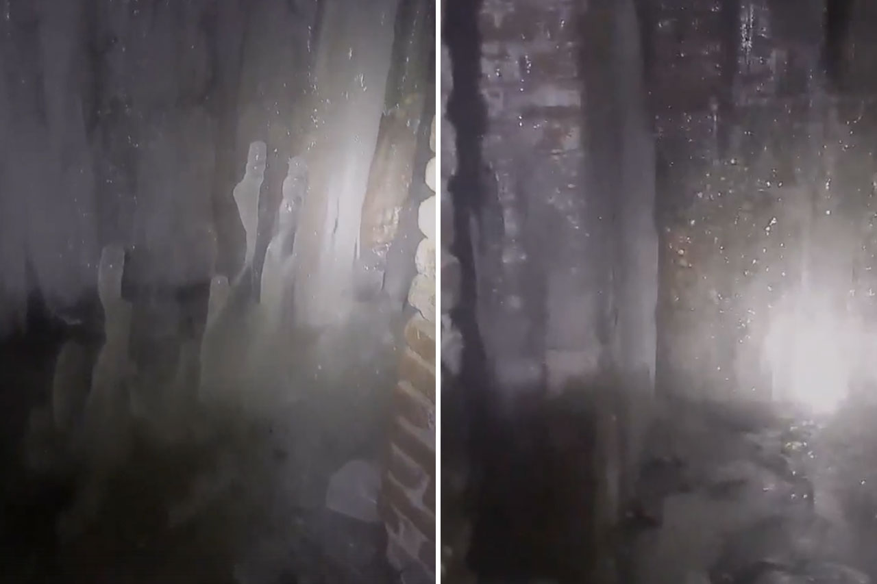 Подвал жилого дома в Магнитогорске превратился в ледяную пещеру ВИДЕО