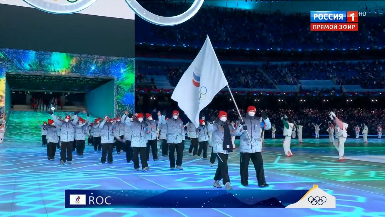 Челябинка Ольга Фаткулина пронесла знамя сборной РФ на церемонии открытия Олимпиады 