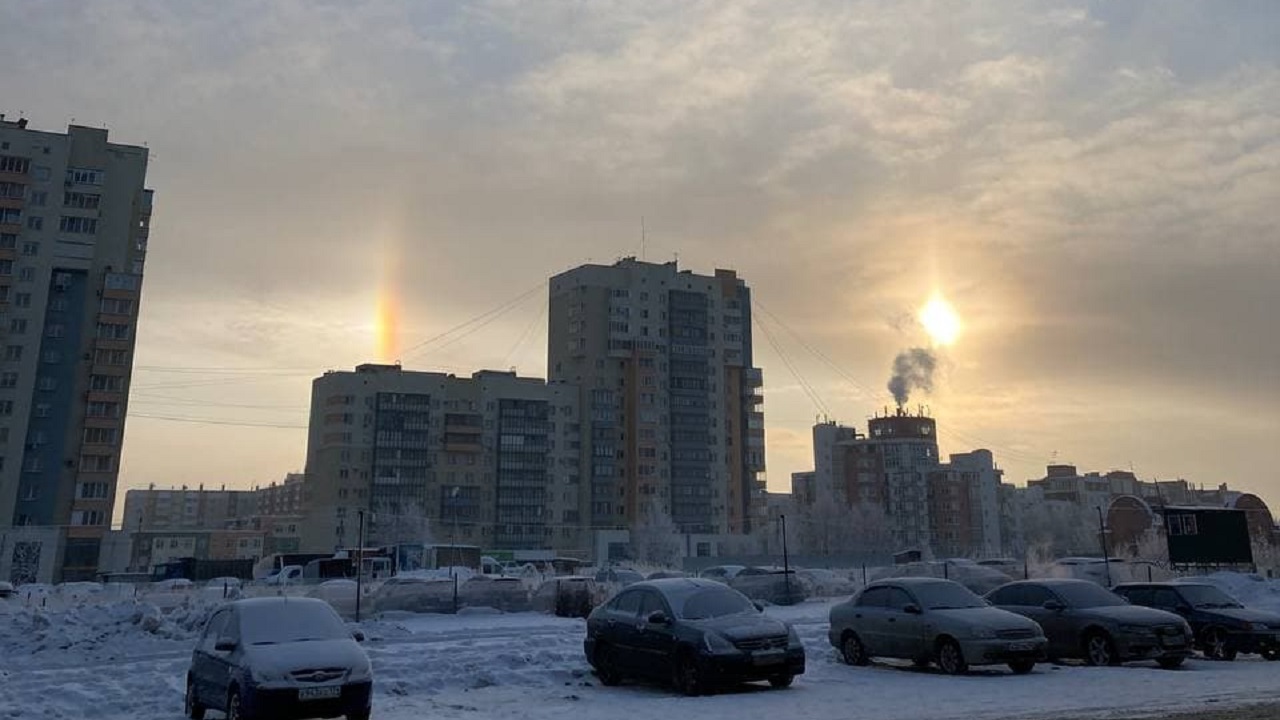 Три Солнца взошли в небе над Челябинском