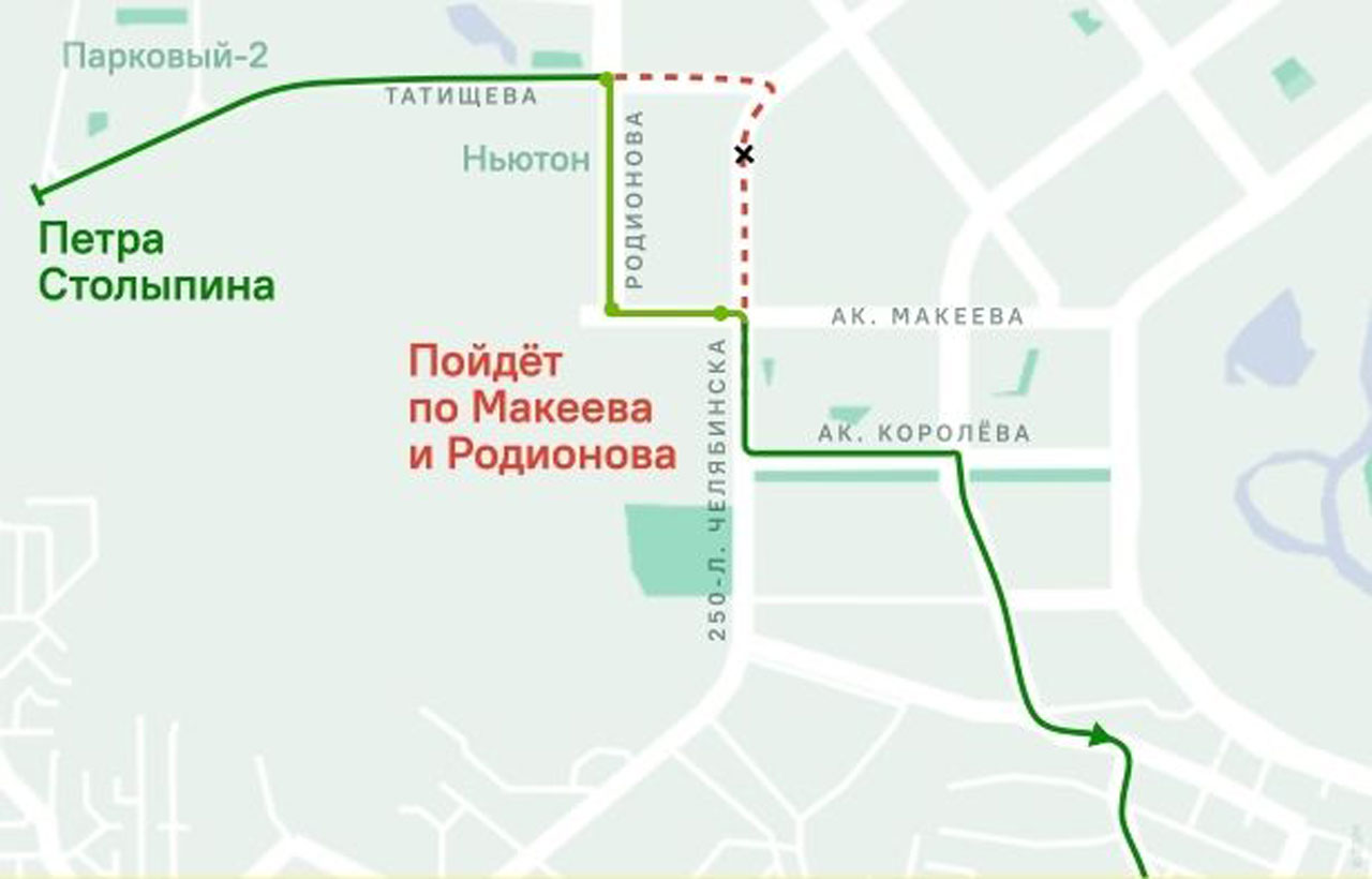 Маршруты автобусов в Челябинске изменят с 1 апреля