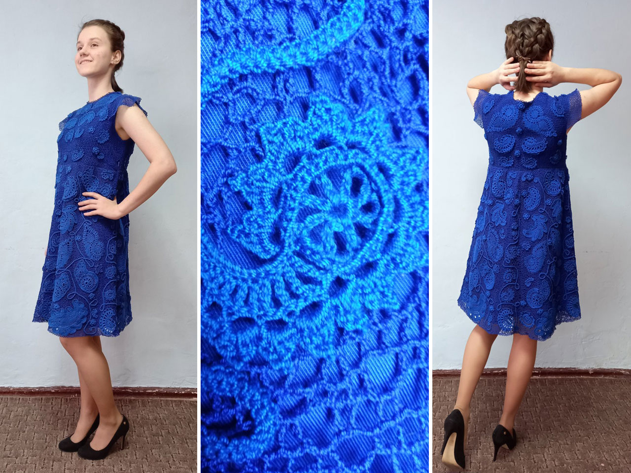 Узоры из ниток: девушка из Челябинска связала уникальное кружевное платье