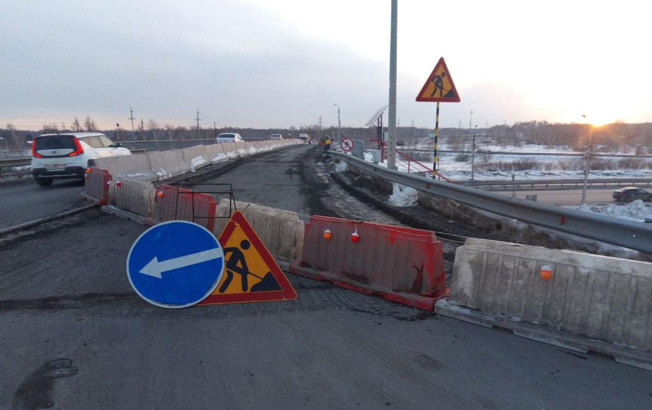 Ремонт моста с оживленным движением начали в Челябинске