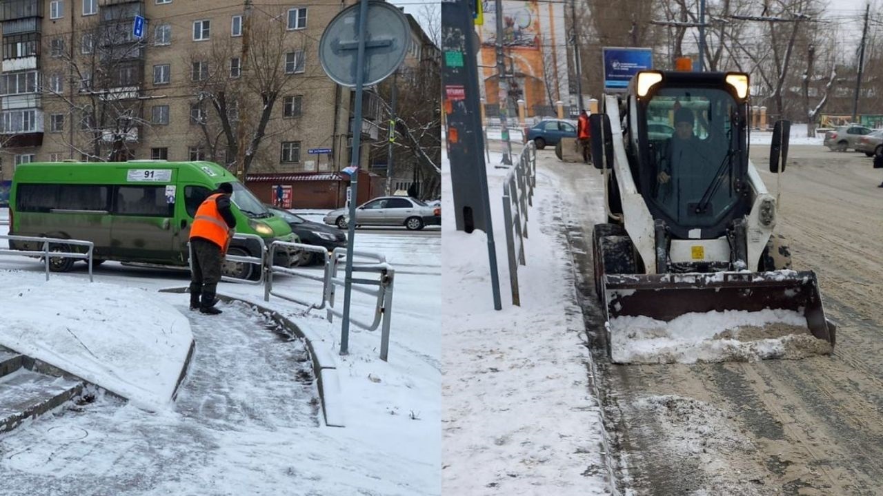 Фуры буксуют: снегопад затормозил движение транспорта в Челябинской области 