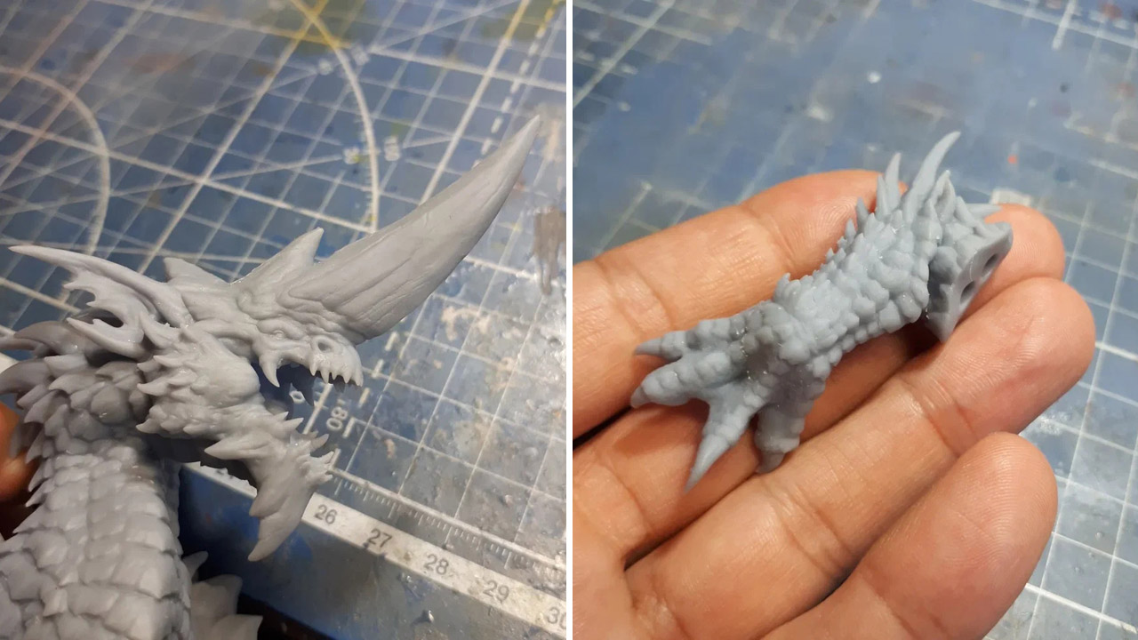 От крохотных фигурок до драконов: челябинец печатает на 3D-принтере персонажей игр