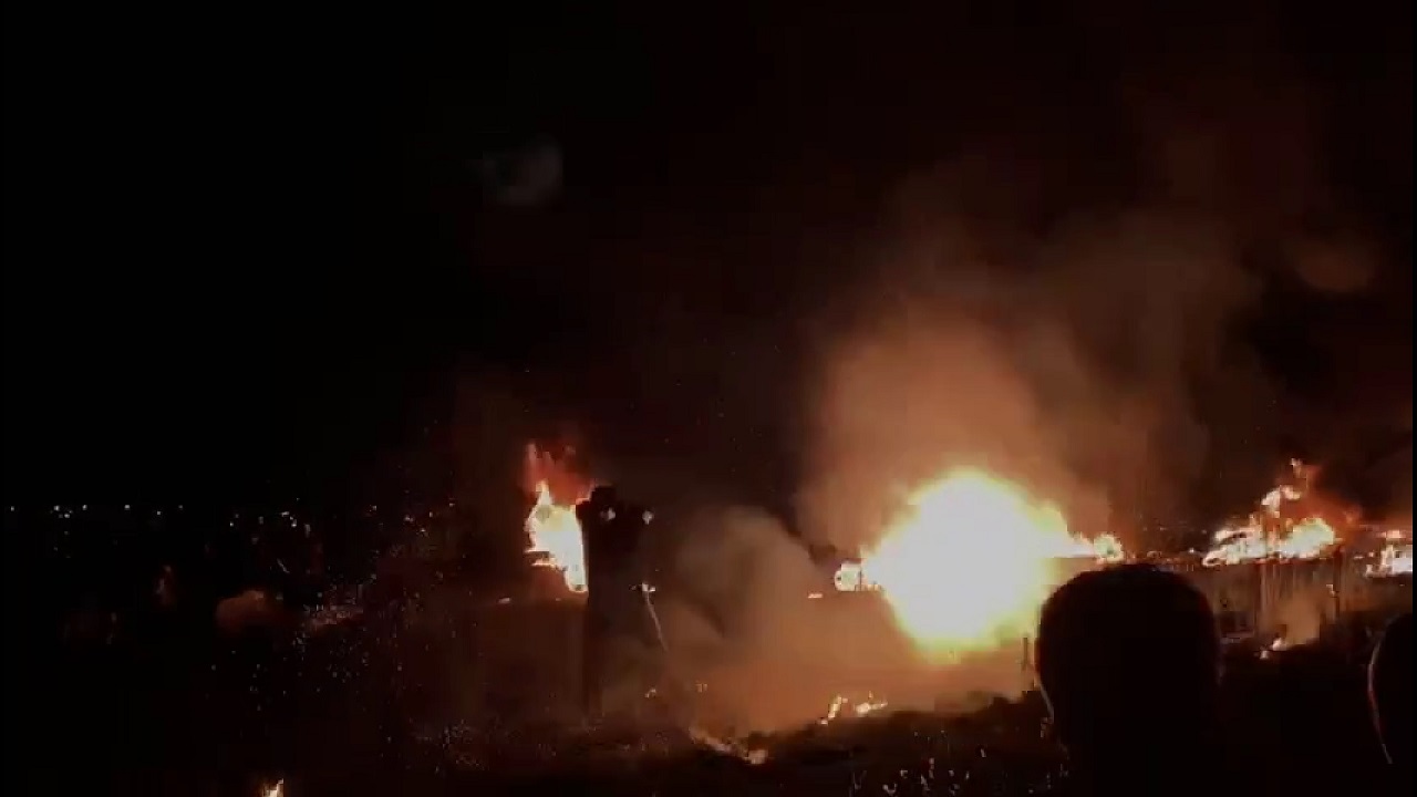 Женщину в Челябинской области ранило горящей покрышкой на файер-шоу