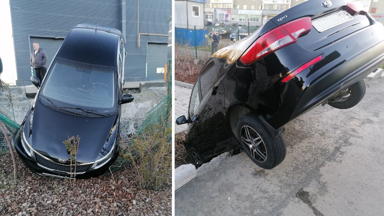 Самая нелепая автоавария произошла в Челябинске