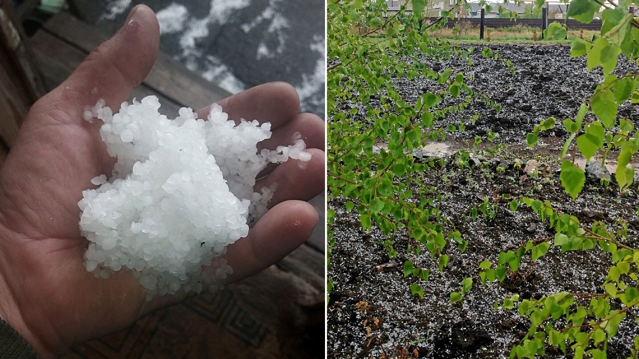 Вокруг рисовая каша: сильный град прошел в Челябинской области Вокруг рисовая каша: сильный град прошел в Челябинской области