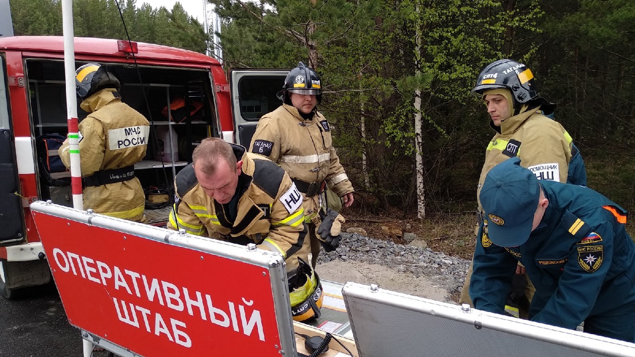 Спасение людей из горящего кинотеатра отработало МЧС Челябинской области