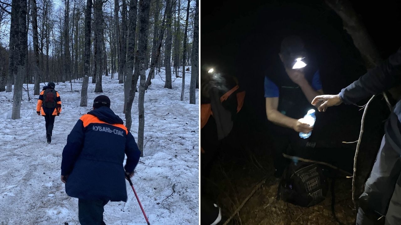 Турист из Челябинской области потерялся в горах под Сочи