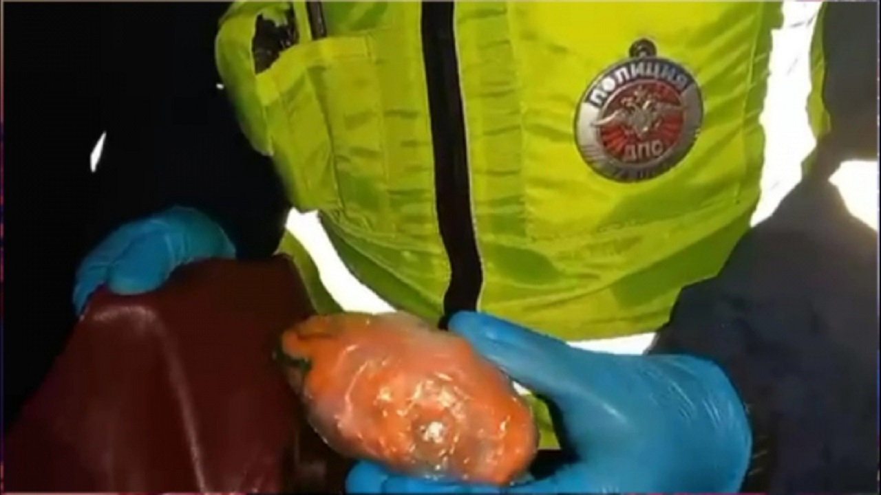 В Челябинске у пассажирки иномарки изъяли 50 граммов наркотика
