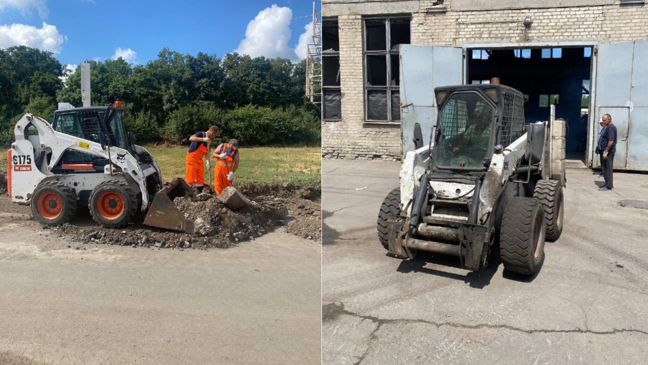 Челябинская область помогает Донбассу восстановить дороги Челябинская область помогает Донбассу восстановить дороги