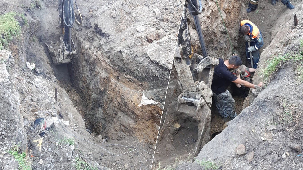 Рабочего завалило землей в трехметровой траншее под Челябинском