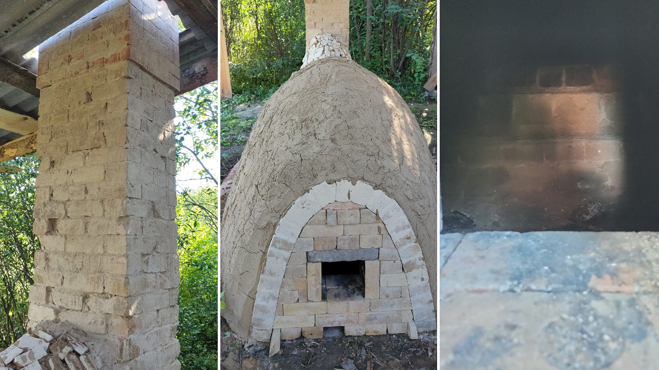 Челябинец построил японскую дровяную печь для обжига керамики