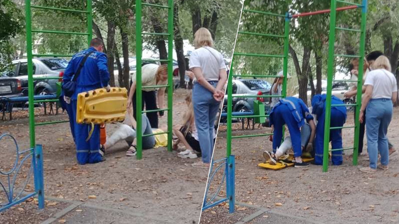 Девочка-подросток серьезно пострадала на детской площадке в Челябинске 