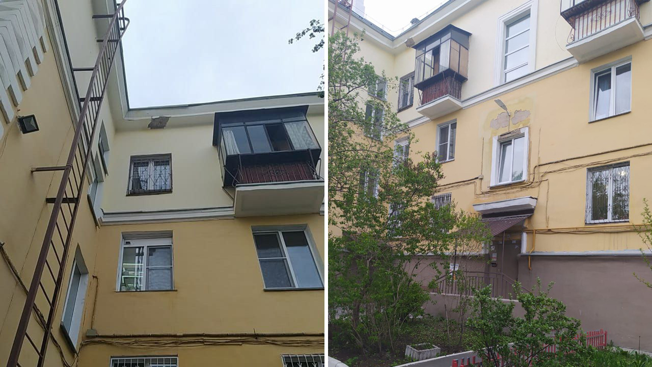 Могут рухнуть балконы: жители Челябинска жалуются на некачественный капремонт