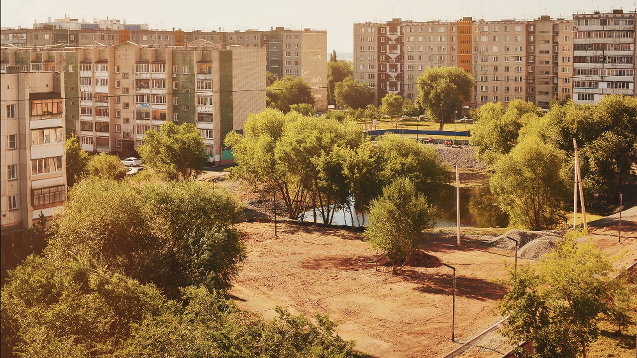 В Челябинске ко Дню города появится новый сквер с амфитеатром и зонами отдыха