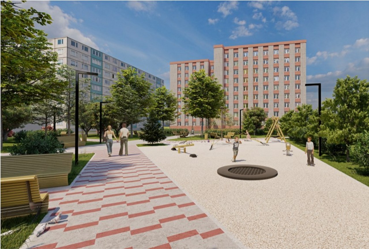 Новый сквер с качелями появится в Челябинске 