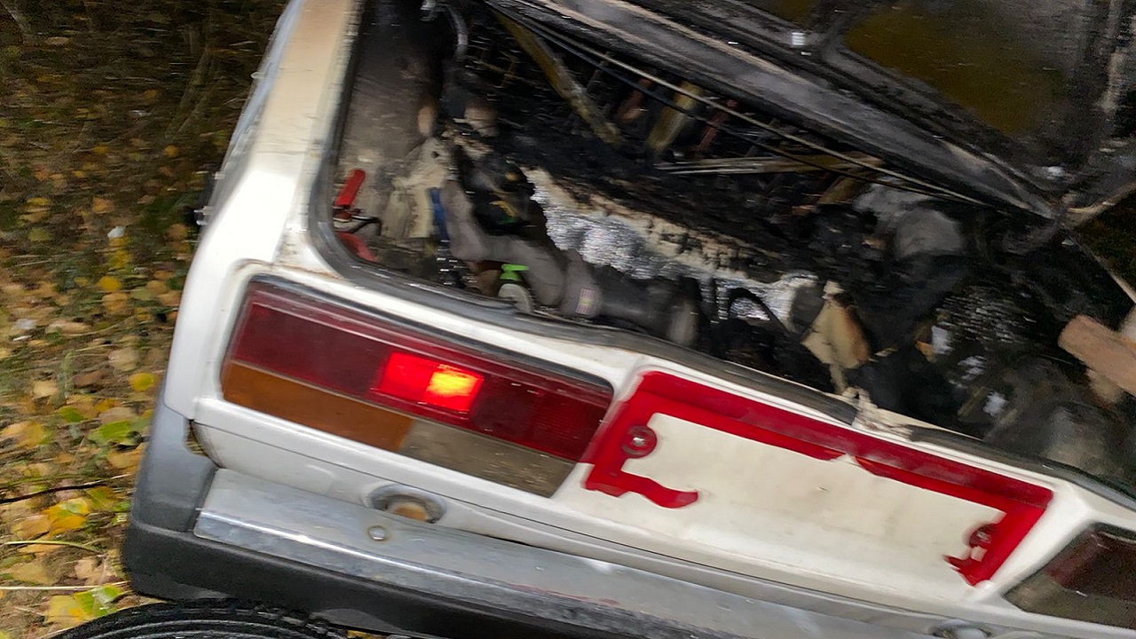 Житель Челябинска угнал и сжег автомобиль