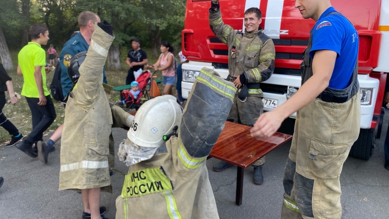 Детей в Челябинской области учат правилам пожарной безопасности