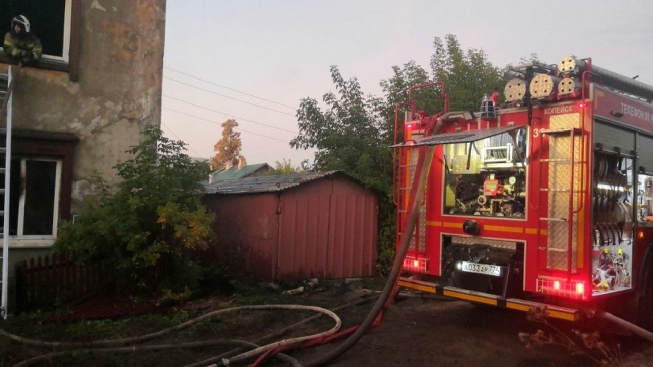 В ночном пожаре под Челябинском погиб 84-летний мужчина