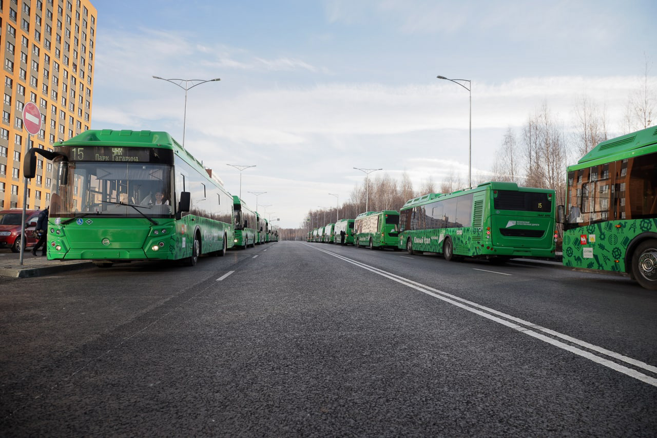 Новые автобусы начнут курсировать по Челябинску в ноябре