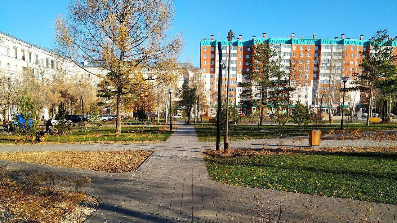 Новый фонтан и спортплощадка-трансформер: в Челябинске благоустроили сквер