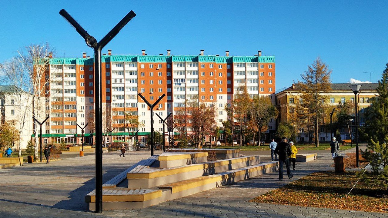 Новый фонтан и спортплощадка-трансформер: в Челябинске благоустроили сквер