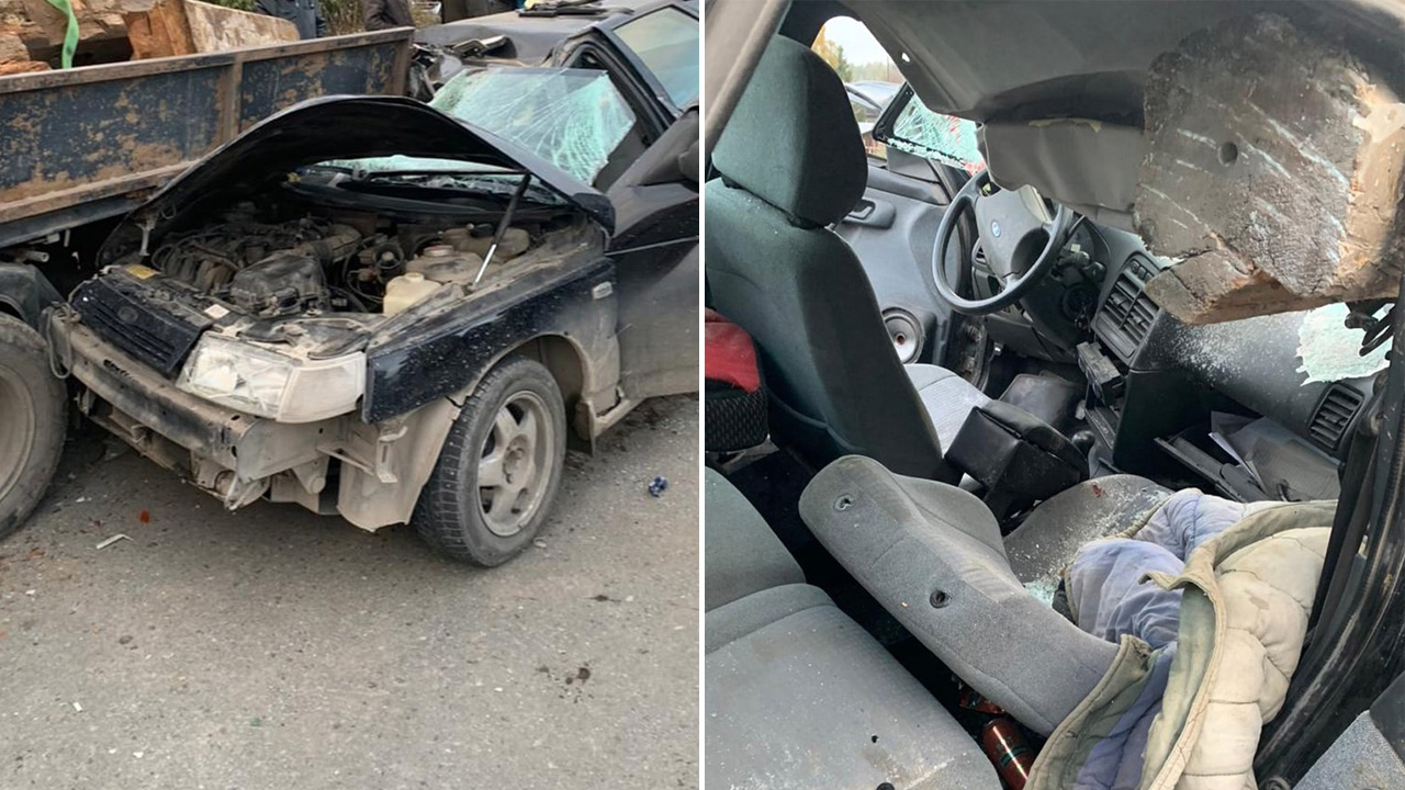 Бревно влетело в салон: пассажир пострадал в ДТП в Челябинской области