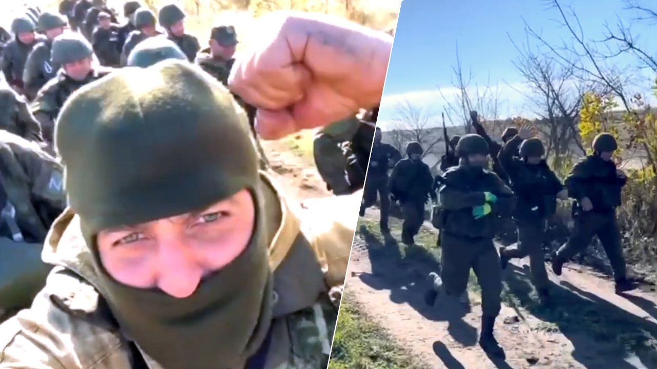 Мобилизованные жители Копейска сняли клип с тренировки по боевому слаживанию 