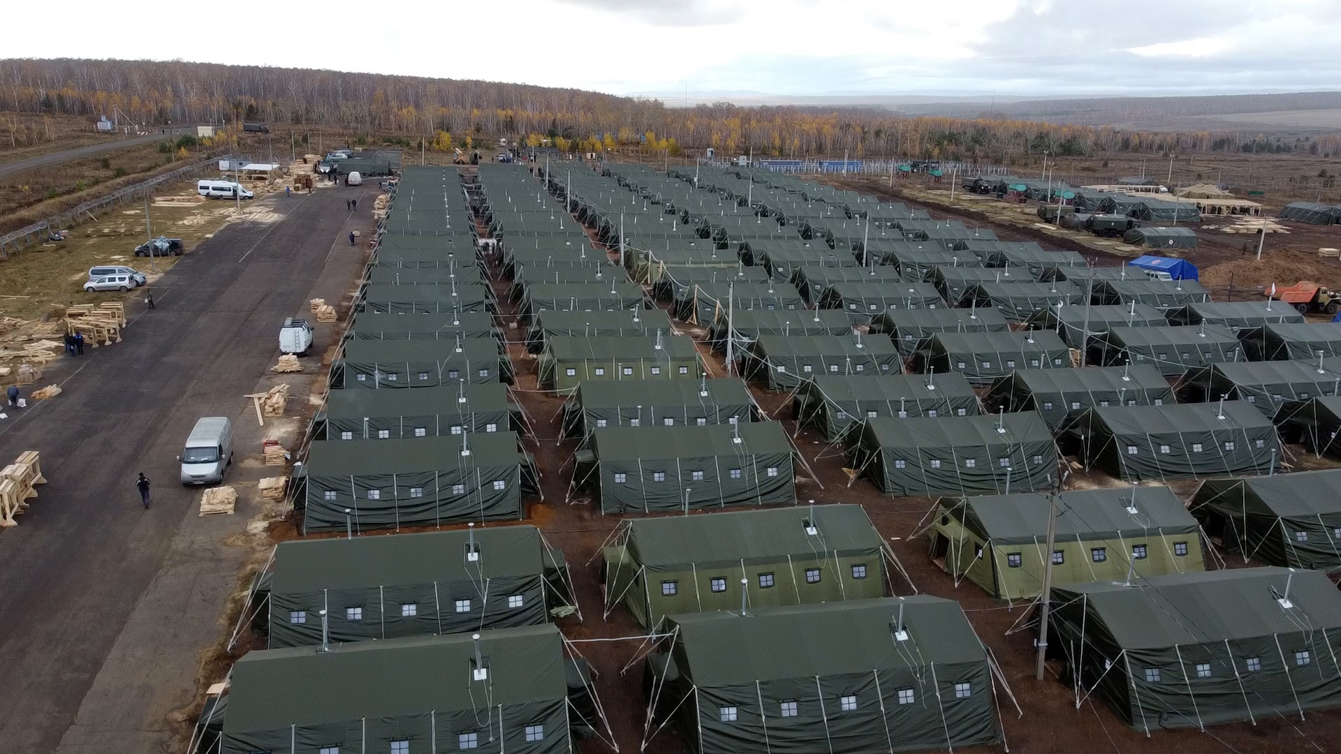 Палаточный лагерь для мобилизованных построили в Челябинской области