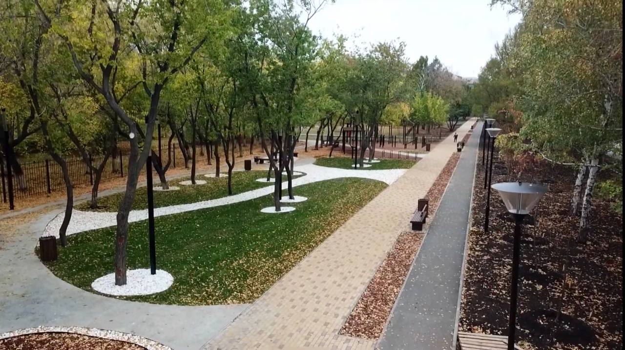 В Челябинске обустроили новую пешеходную зону