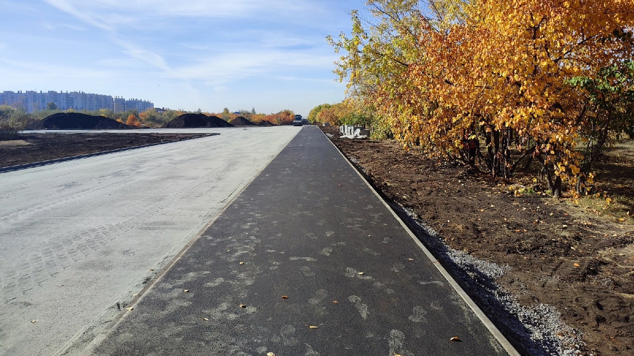 Новый маршрут для отдыха: в Челябинске проложили  1,5 км велодорожек