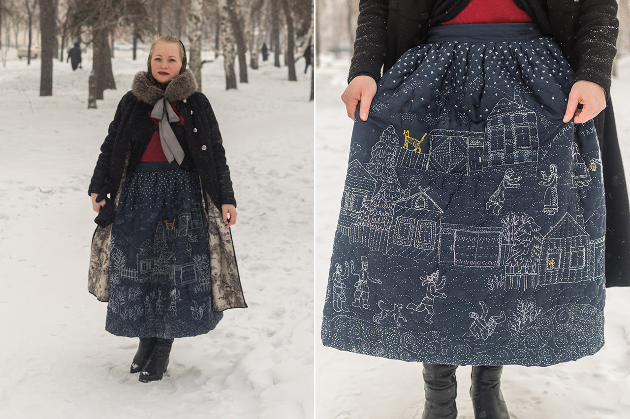 Города на юбках: необычную одежду создает мастерица из Челябинской области