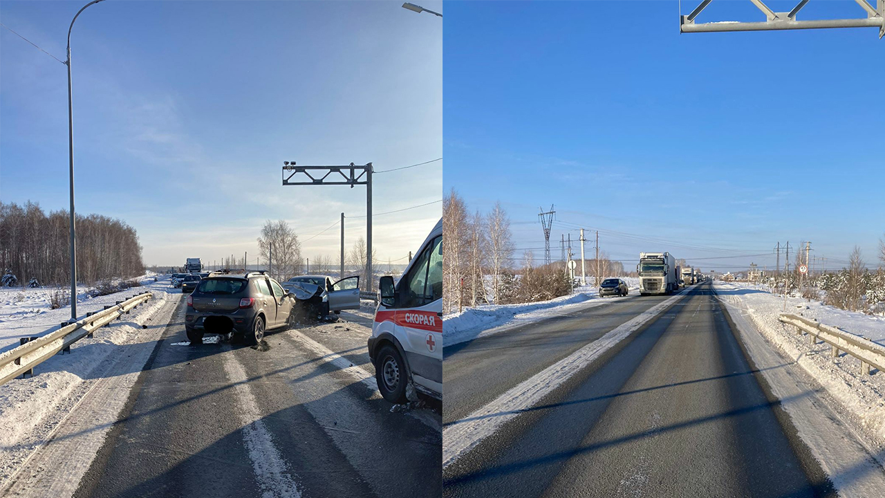 Под Челябинском произошло жесткое лобовое ДТП: погиб человек Под Челябинском произошло жесткое лобовое ДТП: погиб человек