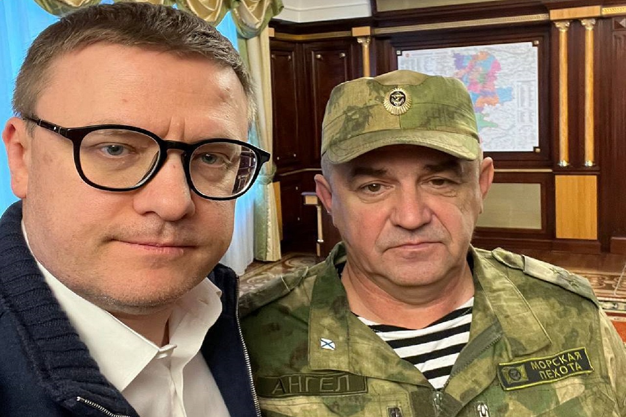 Губернатор Текслер встретился с челябинцем "Ангелом", командующим батальоном в Донбассе