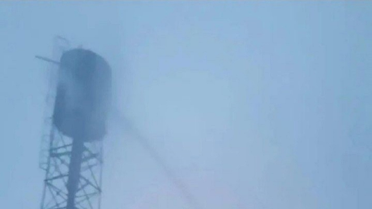 Водонапорная башня загорелась в Челябинской области