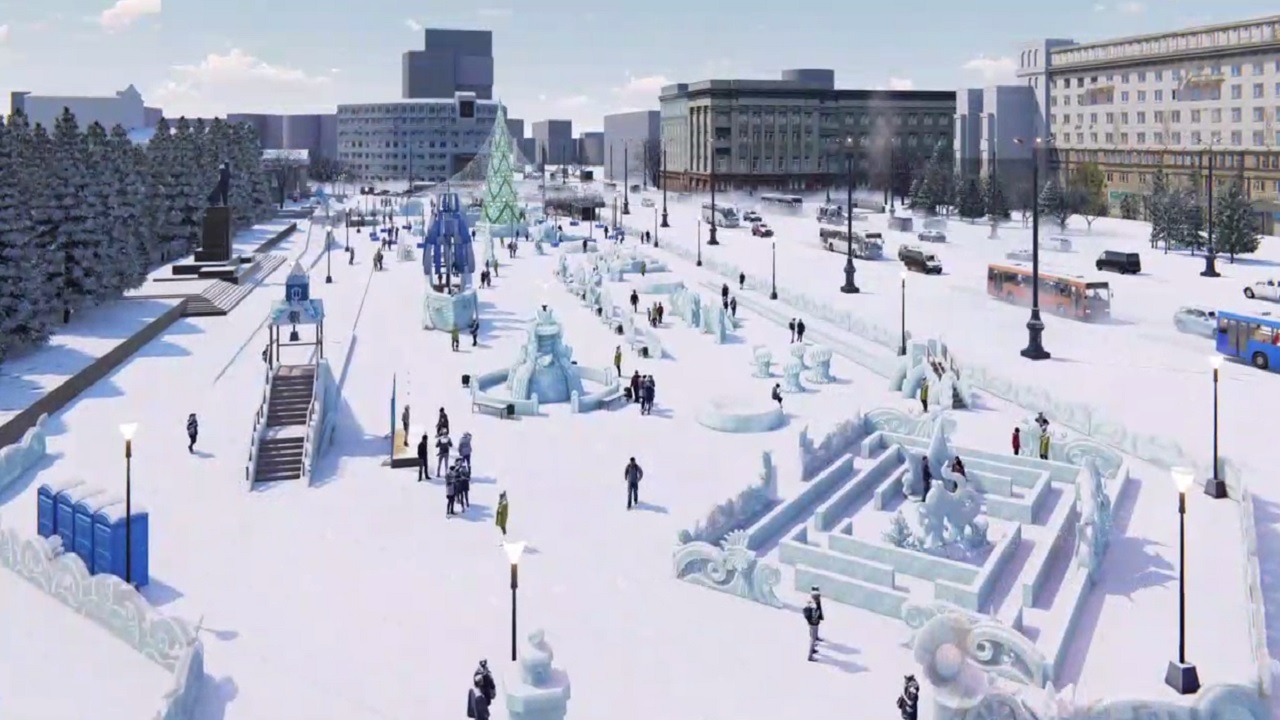 Стала известна дата открытия ледового городка в Челябинске