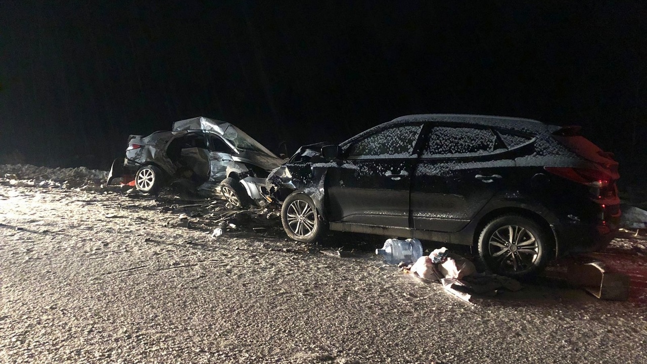 В Челябинской области произошло смертельное лобовое ДТП на встречной полосе