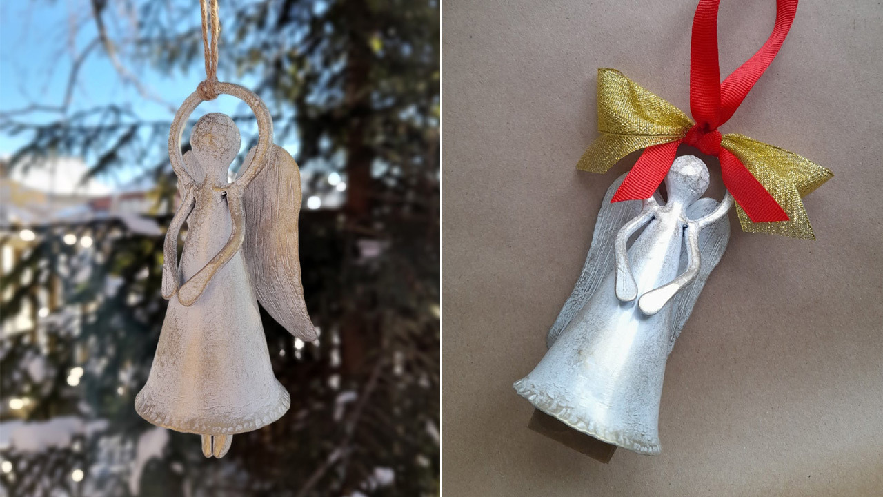 Тонкая работа: мастер из Челябинской области создает колокольчики в виде ангелов