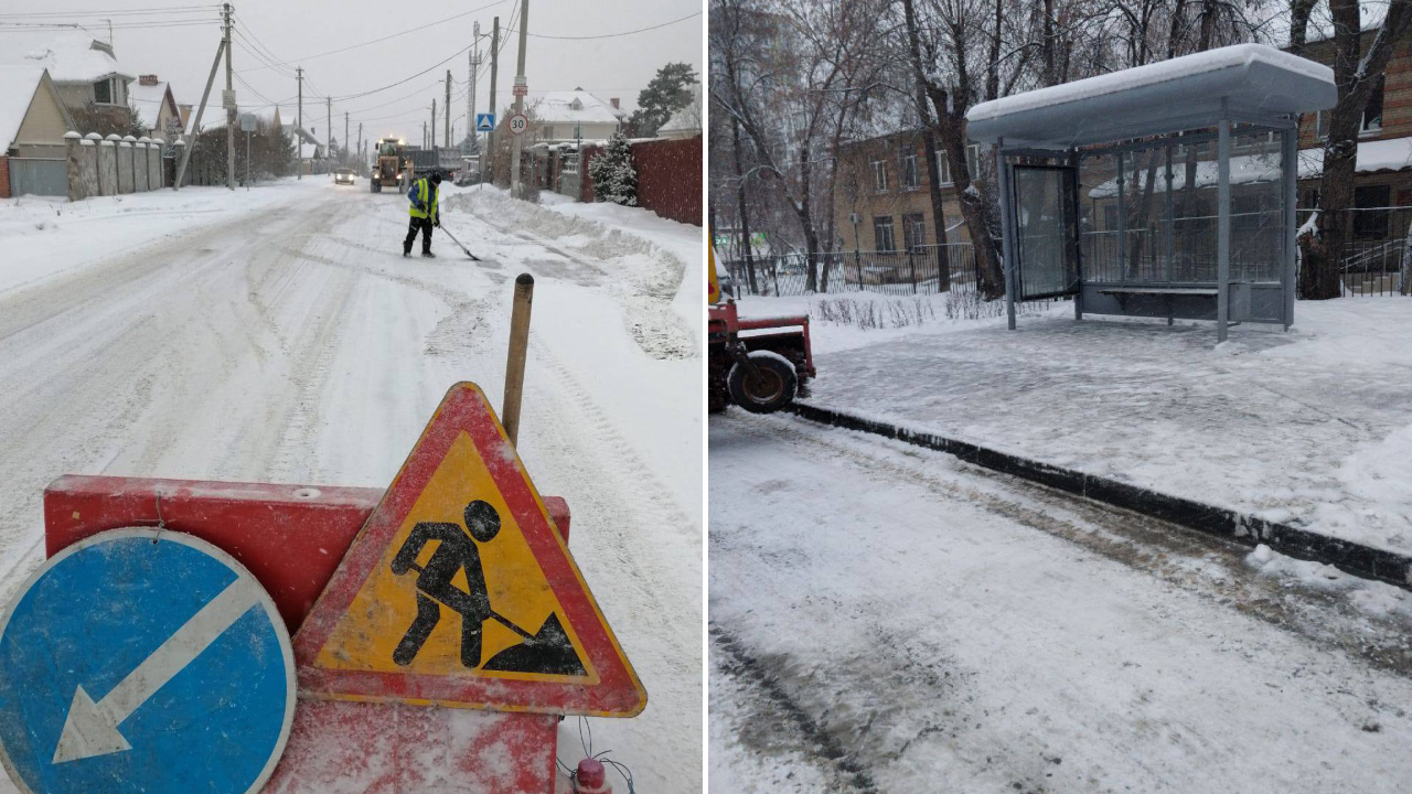 На уборку снега в Челябинске вывели почти 300 единиц техники