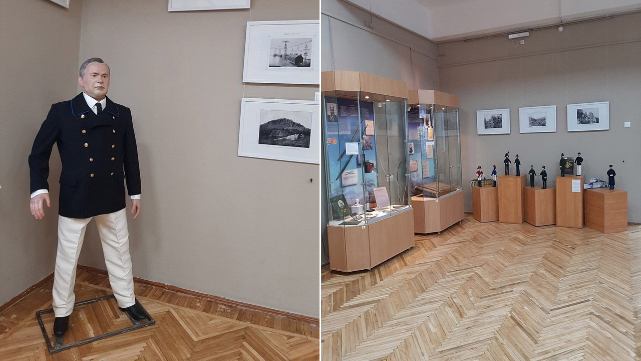 На Южном Урале представили макет пушки XIX века и восковые фигуры горных инженеров